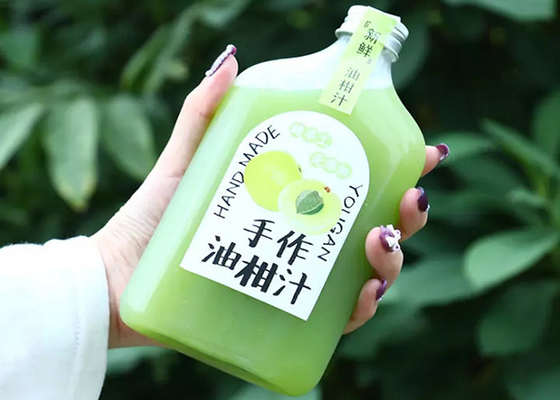 El té de la leche de la prueba de la salida embotella 350ml 250ml Juice Bottles plástico
