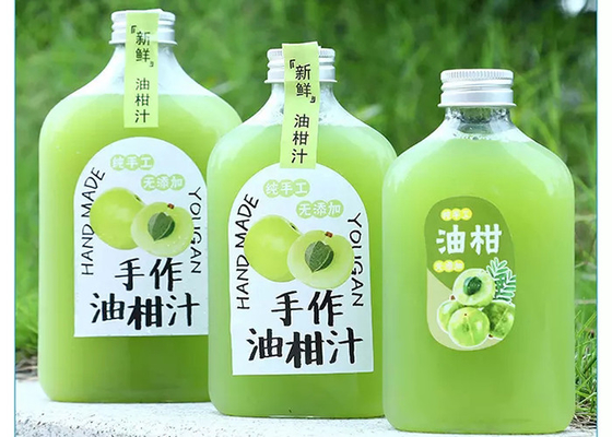 El té de la leche de la prueba de la salida embotella 350ml 250ml Juice Bottles plástico