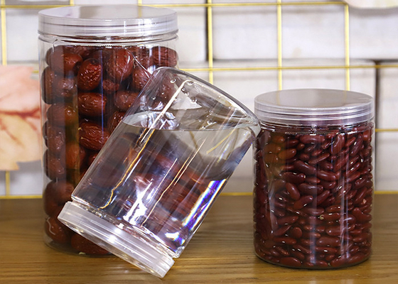 Contenedores de frascos de plástico de 30 ml / Contenedores de plástico para alimentos con tapas