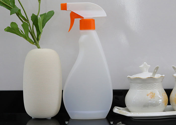 Botella plástica 500ml del espray del disparador de 16 onzas para las soluciones de limpieza