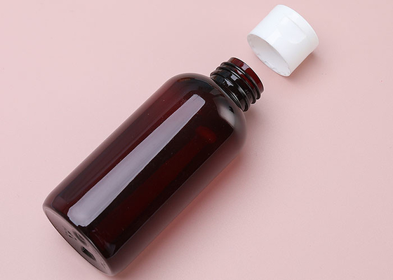 NUEVAS PE botellas ambarinas CRUDAS del ANIMAL DOMÉSTICO del 100% con Flip Top Cap For Toner