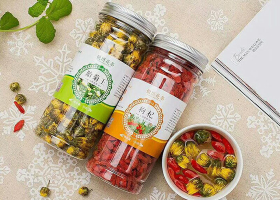 Envases plásticos del tarro del almacenamiento seco de la comida de 295ML 350ML 380ML con la tapa