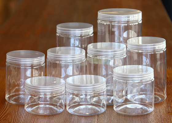 Contenedores de frascos de plástico de 30 ml / Contenedores de plástico para alimentos con tapas