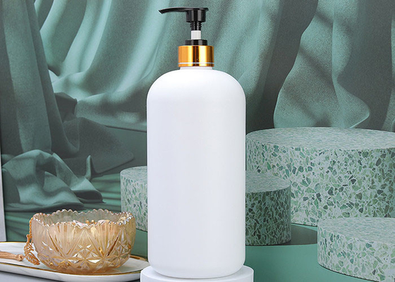 Categoría alimenticia blanca de la botella de la bomba de la loción del HDPE material puro del 100%