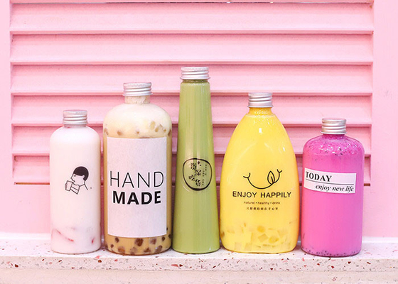 ODM disponible de las tapas de 500ml Juice Clear Plastic Bottles With