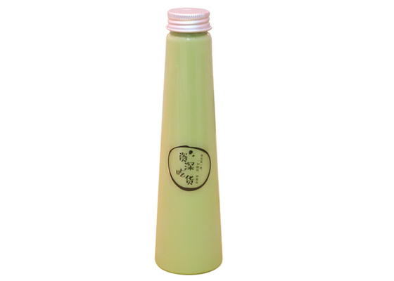 El té de aluminio de la leche del tapón de tuerca embotella 200ml Juice Bottles With Lids plástico