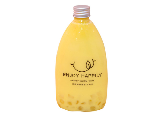 categoría alimenticia 100% plástica de la botella del ANIMAL DOMÉSTICO 300ml del té transparente de la leche