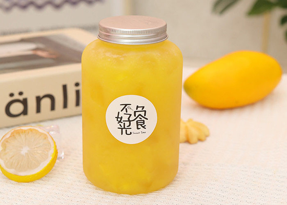 Juice Bottles For Milk Tea reutilizable plástico 350ML 500ML