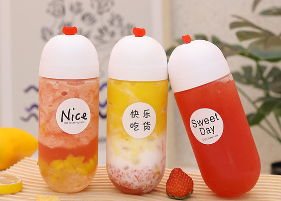 Calibre 68m m 500ml Juice Bottles disponible plástico BPA libre