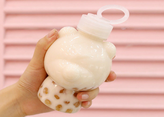 Tire de Ring Cover Milk Tea Bottles 400ml Juice Bottles comprensible