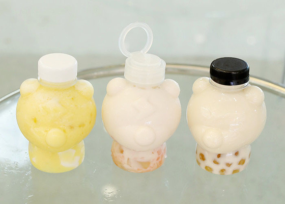 Tire de Ring Cover Milk Tea Bottles 400ml Juice Bottles comprensible