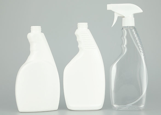Botella blanca 500ml del espray del disparador del HDPE del cuarto de baño de la cocina