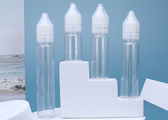 botellas líquidas plásticas de 10ml 30ml Vape E con la tapa a prueba de niños