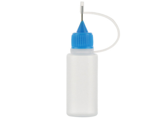 15ml botella líquida semitransparente del dropper E con de punta de aguja