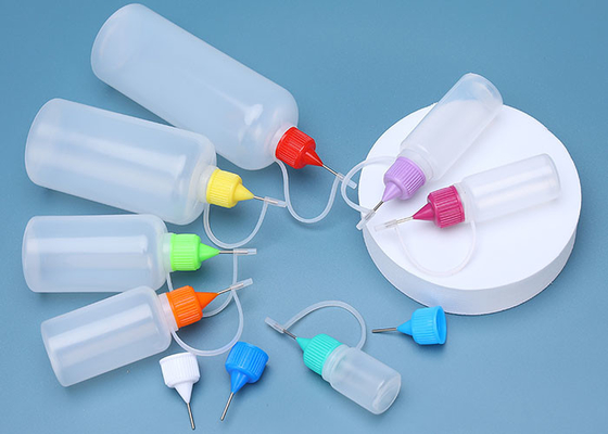 botellas comprensibles plásticas con los casquillos de punta de aguja para los E-líquidos, todas las botellas del dropper de 20ml PE de los líquidos