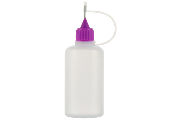 Botellas plásticas de punta de aguja de acero del dropper del PE, E-líquidos, todas las botellas 50ml 100ml 120ml de los líquidos