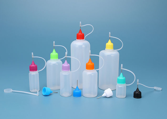 Botellas plásticas de punta de aguja de acero del dropper del PE, E-líquidos, todas las botellas 50ml 100ml 120ml de los líquidos