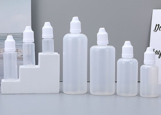 Botella líquida blanca los 60*50*44cm ISO9001 del apretón E del dropper del casquillo