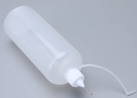 plástico comprensible 50ml la botella del detergente reutilizable con el dropper de acero de la aguja