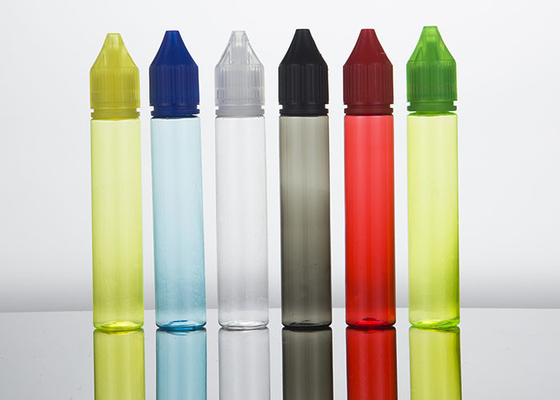 verde azul 30ml para el líquido de Vape, aceite ligero, botella líquida de la botella del eliquid de la botella del dropper