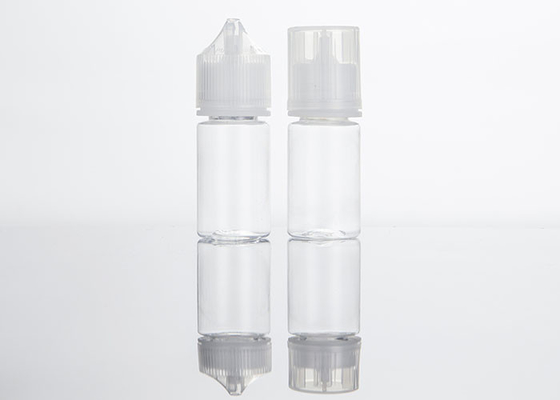 Botella de jugo de 30 ml de plástico para mascotas, gotero con tapa plana V3 a prueba de fugas