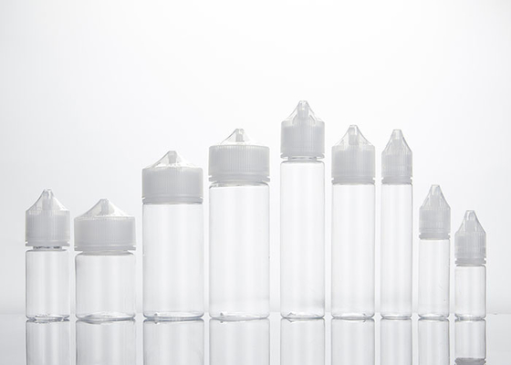 Botella de jugo de 30 ml de plástico para mascotas, gotero con tapa plana V3 a prueba de fugas
