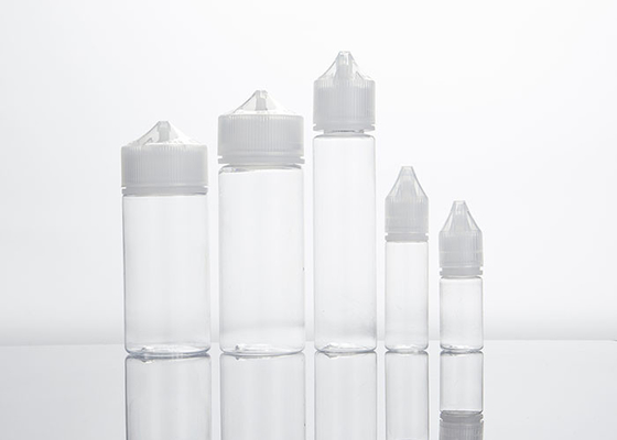 Casquillo a prueba de niños Vape Juice Bottles del pisón de la botella líquida de 10ML 15ML 60ML E