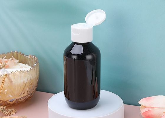 La loción del ANIMAL DOMÉSTICO de Amber Flip Top Cap embotella 120ml para la crema cosmética de la tinta