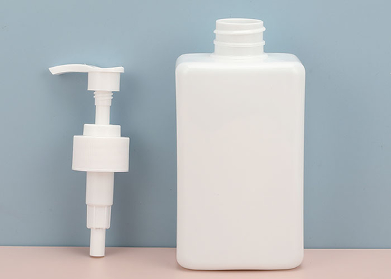 Botellas plásticas vacías de la casilla blanca con las bombas bloqueables 400ml