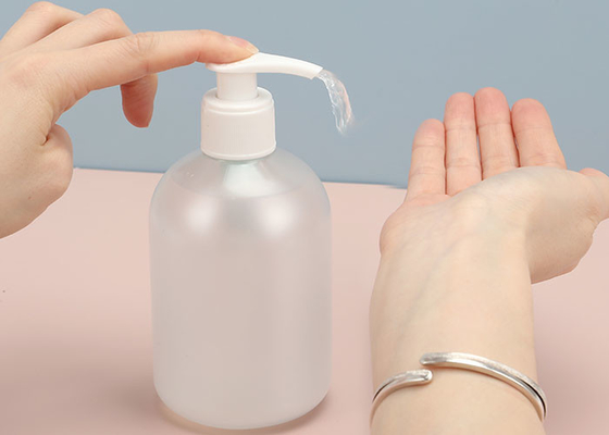 Botella plástica vacía de la loción de la bomba para el lavado del cuerpo de la loción del champú