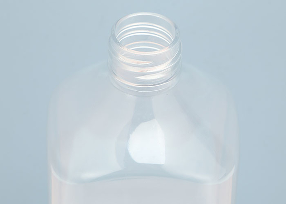 Botellas vacías de la loción del plástico transparente con el dispensador de la bomba