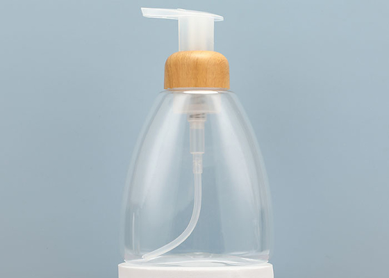 Botella de bomba de espuma de cuello de plástico de superficie mate