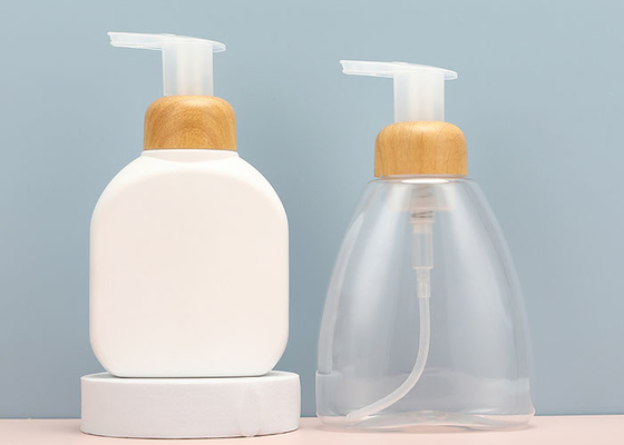 La botella de la bomba del jabón de la mano que hace espuma ACARICIA Eco recargable plástico amistoso