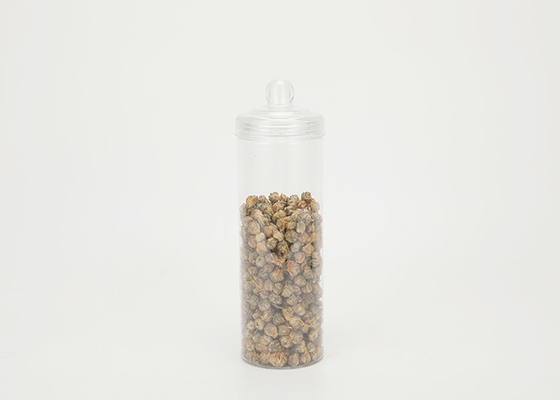Animal doméstico plástico de la botella del té de la flor 650ML con la tapa personalizada de la forma de la pagoda del tornillo