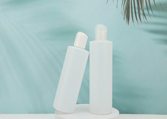 Botellas recargables plásticas de los PP con blanco claro del casquillo del disco de la prensa