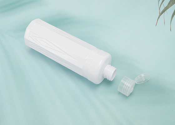 Botella del ANIMAL DOMÉSTICO de Flip Top Cap 300ml con el top del tornillo para el champú cosmético de la loción