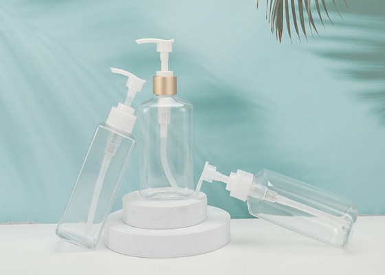 Botellas vacías claras del champú de la bomba 350ml para el plástico del ANIMAL DOMÉSTICO del lavado de la mano