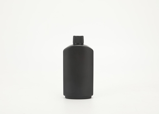 El cuadrado y el champú plástico plano del HDPE 4oz embotella 120ml para la tinta