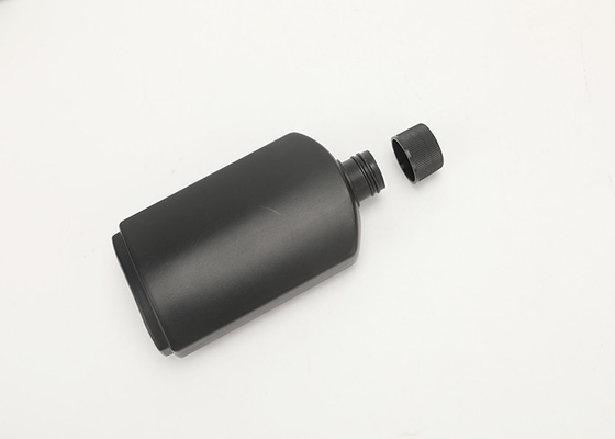 El cuadrado y el champú plástico plano del HDPE 4oz embotella 120ml para la tinta