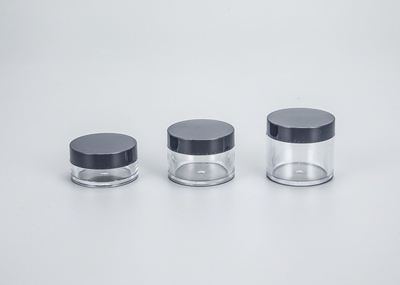 50g 100g 250g 500g Pot de maquillaje vacío rellenable Contenedor de plástico de muestra Cosméticos Caja de crema Jar