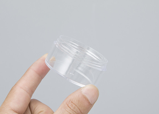 50g 100g 250g 500g Pot de maquillaje vacío rellenable Contenedor de plástico de muestra Cosméticos Caja de crema Jar