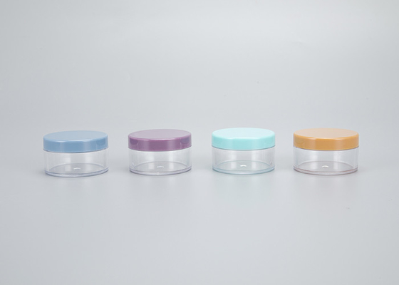 50g 100g 250g 500g Pot de maquillaje vacío rellenable Contenedor de plástico de muestra Cosméticos Caja de crema Jar