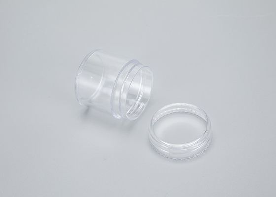 50g 100g 250g 500g Pot de maquillaje vacío rellenable Contenedor de plástico de muestra Cosméticos Caja de crema Jar