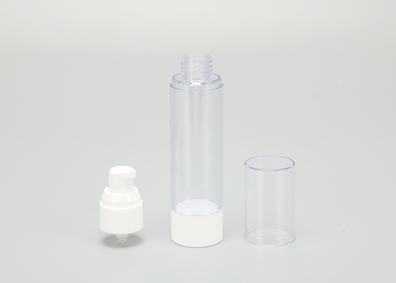 forlotion recargable de la botella plástica blanca de la bomba de 15ml 30ml 50ml