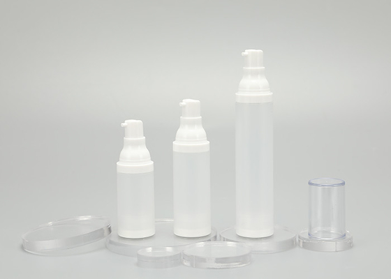 Tamaño privado de aire del viaje de la botella de la bomba de la crema cosmética privada de aire clara recargable