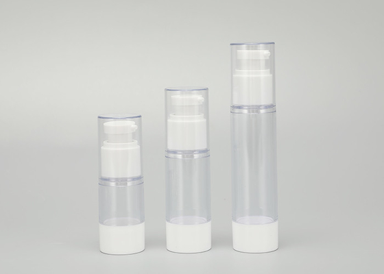 Botellas de loción de plástico transparente y personalizables para las variedades de PMMA transparente