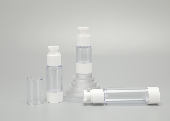 Botellas de loción de plástico transparente y personalizables para las variedades de PMMA transparente
