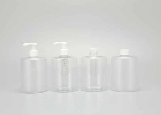 botellas vacías plásticas 500ml con el top 16oz del tornillo para la loción, champú