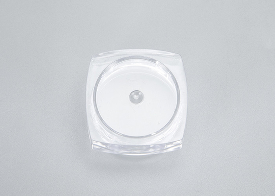 Envases de plástico transparentes vacíos del cuadrado con las tapas 3/5/10g