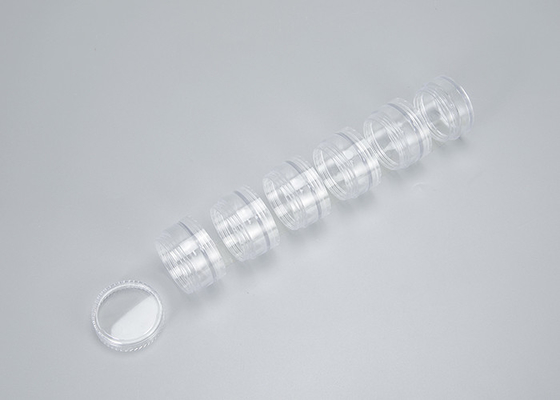 50g 80g 100g 120g 200g Jar transparente Jar de plástico de crema Jar de cosméticos Contenedor de PET Jar
